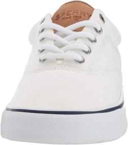 img 3 attached to Sperry Mens Striper Sneaker White Men's Shoes for Fashion Sneakers