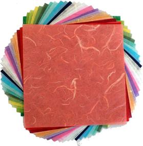 img 4 attached to 🎨 100 Double Sided 6x6 Inch Origami Square Paper: Ideal for Kids' Japanese Folding Crafts and Art Projects