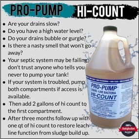 img 2 attached to Premium Pro-Pump Septic Tank Treatment — Compatible with Any System Holding Tank or Leach Field (1 Gallon)