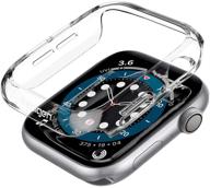 прозрачный чехол spigen thin fit crystal clear для apple watch 44мм серии 6/se/5/4 - элегантная защита с идеальной посадкой. логотип