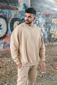 img 3 attached to YoungLA Oversized Sweatshirt Heavyblend Comfortwash Men's Clothing and Active