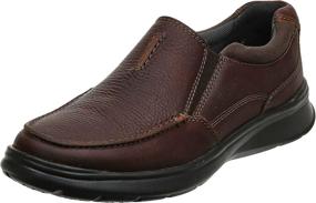 img 4 attached to 👞 CLARKS Men's Cotrell Loafer in Tobacco Leather - Shoes with Slip-Ons and Loafers