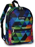 enhance your adventures with the everest basic pattern backpack prism logo