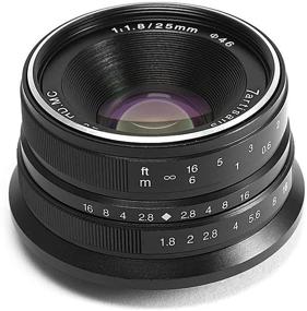 img 2 attached to Захватите потрясающие снимки с объективом 7artisans 25 мм F1.8 для камер Olympus & Panasonic MFT в черном цвете!