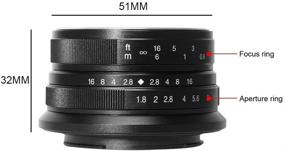 img 3 attached to Захватите потрясающие снимки с объективом 7artisans 25 мм F1.8 для камер Olympus & Panasonic MFT в черном цвете!