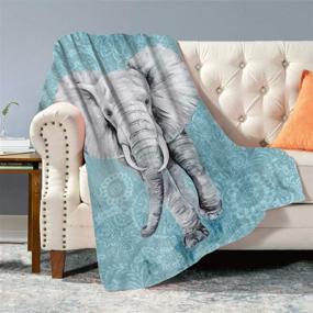 img 1 attached to Hooome Elephant Blanket Luxury Delivery