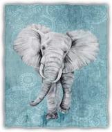 hooome elephant blanket luxury delivery logo