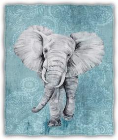 img 4 attached to Hooome Elephant Blanket Luxury Delivery