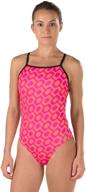 👙 speedo women's endurance the one printed team colors swimsuit - discontinued logo