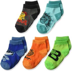 img 3 attached to 🦁 Disney Lion Guard 5-Piece Shorty Socks Set for Boys