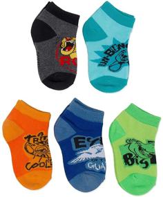 img 2 attached to 🦁 Disney Lion Guard 5-Piece Shorty Socks Set for Boys