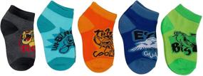 img 1 attached to 🦁 Disney Lion Guard 5-Piece Shorty Socks Set for Boys