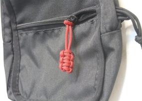 img 1 attached to 🔴 Bartact 5-Piece Set of Red Paracord Zipper Pulls - XXPZ5R