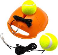 🎾 taktzeit tennis trainer: self training rebound baseboard for tennis practice with 2 string balls logo