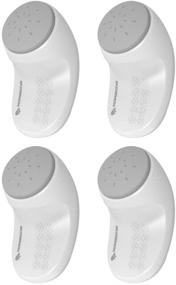 img 4 attached to 🚪 EUDEMON 4 Pack White Adjustable Door Guard Stopper - Child Proofing, Pet Door Stopper with Revolving Design - Easy Installation with 3M VHB Adhesive - No Tools Required