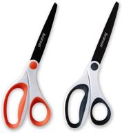 scissors multipurpose titanium soft grip precision logo