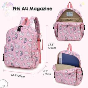 img 2 attached to 🦄 RAVUO Lightweight Unicorn Toddler Backpack