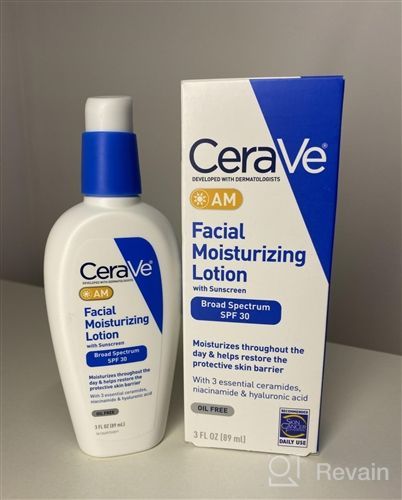 img 1 attached to CeraVe AM Facial Moisturizing Lotion SPF 30: Oil-Free Sunscreen Infused Face Moisturizer, 3oz - Non-Comedogenic Formula review by Tim Venkatasubramanian
