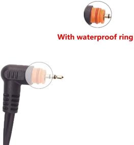 img 1 attached to 🎧 AIRSN Earpiece Headset for Motorola SL300 SL7550 7580 7590 SL4000 SL3500e SL1K SL1M Walkie Talkie: Acoustic Tube Earpiece with Mic PTT