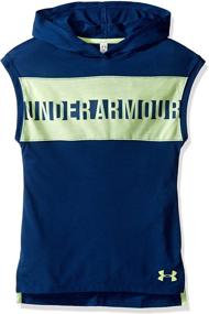 img 2 attached to 💃 Стильная и прочная: одежда для девочек Under Armour Threadborne Blackout Moonlight