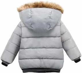 img 3 attached to 👶 AMIYAN Toddler Thickened Snowsuit for Boys: High-Quality Outerwear in Jackets & Coats