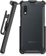 📱 galaxy xcover pro belt clip holster - beltron heavy duty rotating belt clip holder case | compatible with samsung galaxy xcover pro g715 (at&amp;t firstnet verizon) | industrial strength - case free design logo