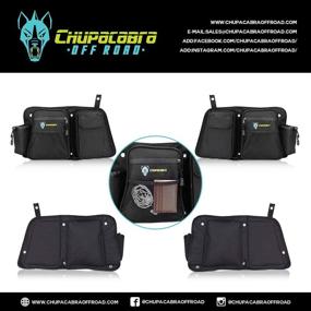 img 1 attached to 🚙 Дверные сумки Chupacabra Offroad RZR для RZR XP 4 1000 Turbo S900 (2014-2020) - Расширенное решение для хранения.