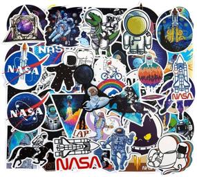 img 3 attached to Stickers Waterproof Explorer Universe Astronaut