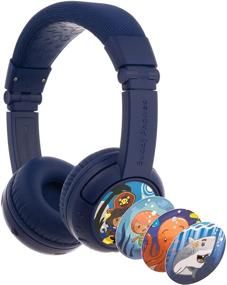 img 4 attached to 🎧 ONANOFF BuddyPhones Play+ Kids Headphones: Bluetooth, Volume-Limiting, 20-Hours Battery, StudyMode, Deep Blue