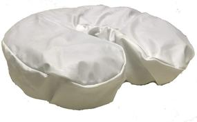 img 4 attached to Waterproof Face Cradle Cover, Therapist’s Choice - Reusable & Machine Washable (4pcs, White)