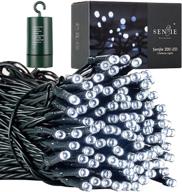 🎄 67 ft 200 led battery operated christmas lights for xmas trees - waterproof, timer & multicolor modes - perfect home and holiday decoration! логотип