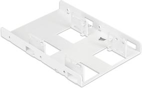 img 4 attached to Corsair Dual SSD Mounting Bracket: Effortlessly 📁 Install and Showcase Multiple SSDs in Sleek White Design