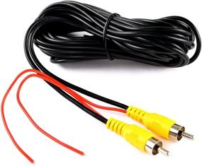 img 3 attached to 📷 DALLUX 10M RCA Video Cable for Car Backup Camera - Rear View Parking Camera Cable with Detection Wire