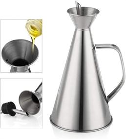 img 4 attached to 1L Stainless Steel Oil Pourer with Handle - 4SGM