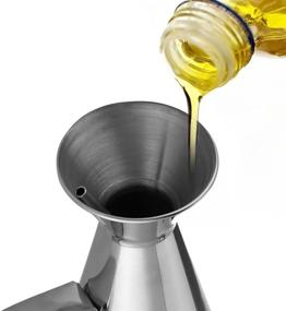 img 1 attached to 1L Stainless Steel Oil Pourer with Handle - 4SGM