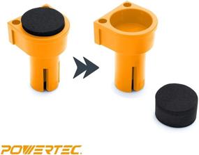 img 2 attached to 🐶 POWERTEC 71188 Deluxe Bench Dog 4 Pack: Non Marring Durable Nylon Inserts for 3/4" Dog Holes - A Must-Have Woodworking Shop Essential