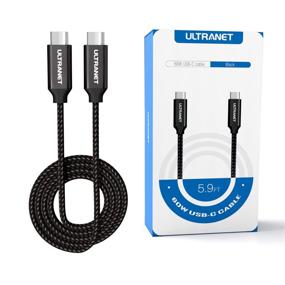 img 4 attached to 🔌 ULTRANET 60W USB C to USB C Cable - Compatible with MacBook Pro/Air, Dell XPS 13, iPad Pro, iPhone, Switch, Galaxy and More [5.5 ft] - Improved SEO