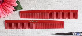 img 2 attached to Cutting Comb Barbers Hairstylist Combs