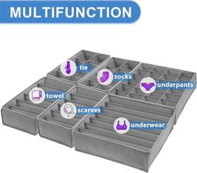 img 3 attached to Складной органайзер для нижнего белья Организация предметов домашнего обихода