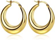 nag hc hypoallergenic earrings stainless lightweight women multiple girls' jewelry logo