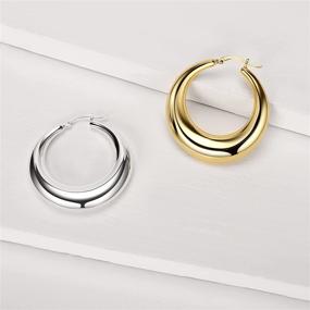 img 2 attached to NAG HC Hypoallergenic Earrings Stainless Lightweight Women Multiple Girls' Jewelry