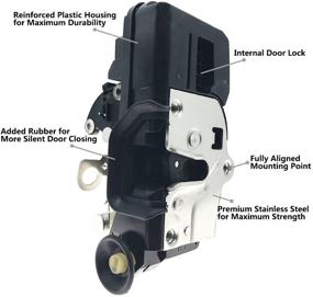 img 3 attached to 931-109 Rear Right Passenger Side Door Lock Actuator Motor for 2007-2009 Cadillac Escalade, Chevrolet Tahoe, and GMC Yukon | Replaces OE 15785127, 15896625, 20783858, 25873487, 25876390