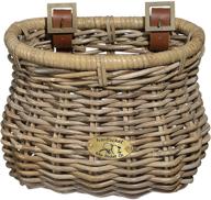 🚴 nantucket bike basket co. tuckernuck adult rectangle basket: perfect pedaling companion for all ages! logo