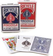 🚲 high-quality bicycle pinochle playing cards (pack of 4) for endless gaming fun логотип