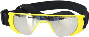 img 4 attached to GLE2016 Dog Goggles: New Version Eye Protection for Small Dogs - Waterproof, Windproof, UV Protection with Adjustable Strap