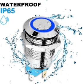 img 1 attached to 💦 Waterproof Self-Locking Pushbutton: Linkstyle Indicator - Ensuring Reliable Performance