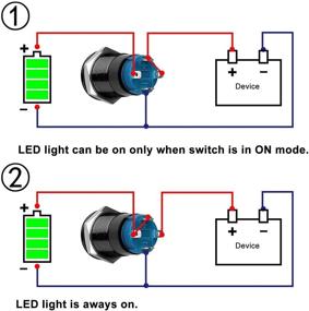 img 2 attached to 💦 Waterproof Self-Locking Pushbutton: Linkstyle Indicator - Ensuring Reliable Performance