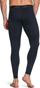 img 2 attached to 🏃 Performance-Enhancing ATHLIO Compression Pants: 1 or 2 Pack Mens Running Tights for Optimal Workouts