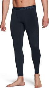 img 3 attached to 🏃 Performance-Enhancing ATHLIO Compression Pants: 1 or 2 Pack Mens Running Tights for Optimal Workouts