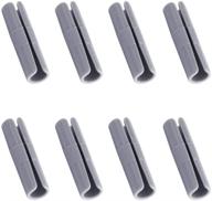 💪 toosunny 8 pieces bed sheet grippers - gray, ensures secure and tightly held bed sheets logo